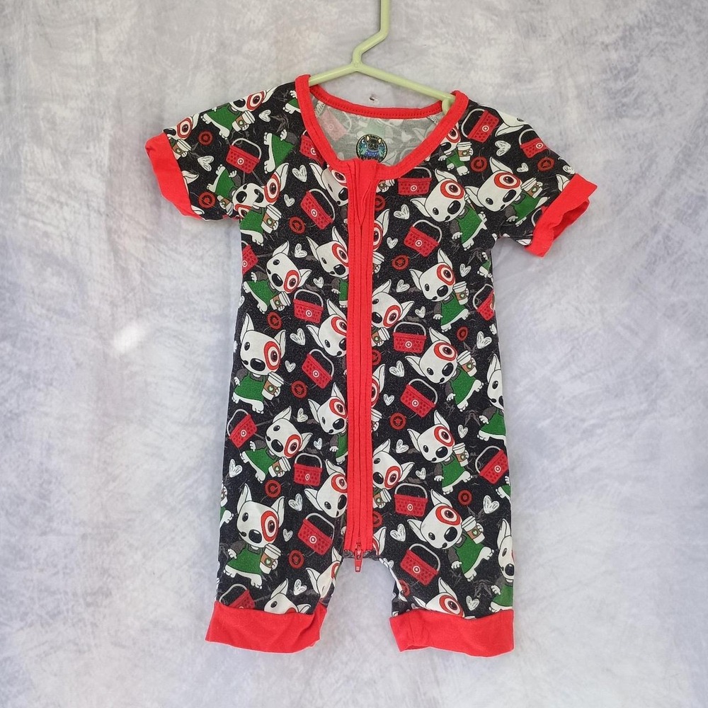 Ooh La La Starbucks Target Dog Bamboo Shorty Romper